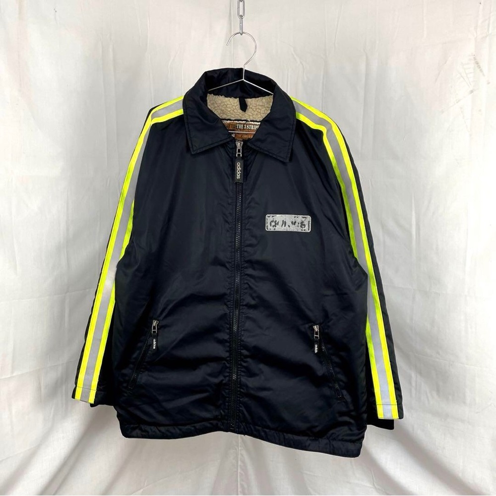 Adidas padded nylon jacket y2k